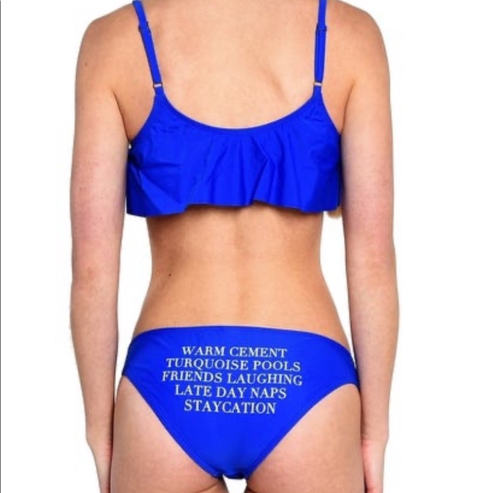 Wildfox Staycation Swim suit NWOT